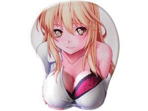 Waifu Mouse Mat Cushioned Gaming Mouse Pad Anime Boob Mouse Pad with Gel Wrist Rest Gifts for Him Orange Waifu Mouse Mat Cushioned Gaming Mouse Pad Anime Boob Mouse Pad with Gel Wrist Rest Gifts for Him Orange