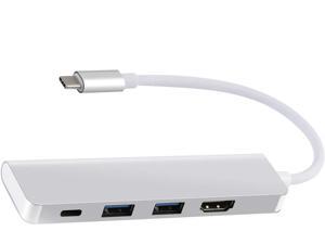 USB Type C to HDMI Multiport USB3.0 Hub, Portable USB C 3.1 HUB Adapter with 4K HDMI, 2USB 3.0 Ports and PD Charging Port for Galaxy S8/S10/Note9,Nintendo Switch, MacBook Pro/Air 2018 USB Type C to HDMI Multiport USB3.0 Hub, Portable USB C 3.1 HUB Adapter with 4K HDMI, 2USB 3.0 Ports and PD Charging Port for Galaxy S8/S10/Note9,Nintendo Switch, MacBook Pro/Air 2018