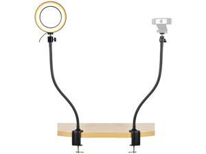 Webcam Streaming Light, Webcam Stand with 6'' Ring Light, USB Webcam Light Mount Kit for Logitech Webcam C920s C920 C930e C922x C930 C922 C925e C615 Brio - Dual 25 inch Arm Stand Webcam Streaming Light, Webcam Stand with 6'' Ring Light, USB Webcam Light Mount Kit for Logitech Webcam C920s C920 C930e C922x C930 C922 C925e C615 Brio - Dual 25 inch Arm Stand
