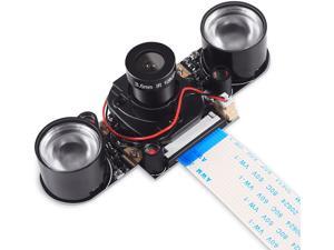 Raspberry Pi 4 Camera Module Automatic IR-Cut Sensor Day/Night Vision Video Webcam HD 5MP 1080P OV5647 Adjustable Focus with IR Sensor LED Light for Raspberry Pi 3 B+ 4B 2 Model B/B+ / A/A+ Raspberry Pi 4 Camera Module Automatic IR-Cut Sensor Day/Night Vision Video Webcam HD 5MP 1080P OV5647 Adjustable Focus with IR Sensor LED Light for Raspberry Pi 3 B+ 4B 2 Model B/B+ / A/A+