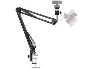 Webcam Mount Stand for Logitech Webcam and Other Devices with 1/4" Threaded,28Inch Webcam Stand Flexible Desk Mount Webcam Mount Stand for Logitech Webcam and Other Devices with 1/4" Threaded,28Inch Webcam Stand Flexible Desk Mount