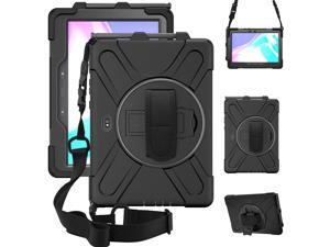 Samsung Galaxy Tab Active Pro 10.1" Case, Galaxy Tab Active Pro 10.1" T540 Case with 360 Rotating Kickstand Hand Strap Shoulder Belt Shockproof Casefor Galaxy Tab Active Pro Tablet 2019-Black Samsung Galaxy Tab Active Pro 10.1" Case, Galaxy Tab Active Pro 10.1" T540 Case with 360 Rotating Kickstand Hand Strap Shoulder Belt Shockproof Casefor Galaxy Tab Active Pro Tablet 2019-Black