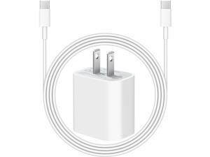 iPad Pro Charger, 20W USB-C Fast Charger for iPad Pro 11"/12.9" 2021/2020/2018, iPad Air 4th 10.9",Google Pixle 2/3/4 XL, Samsung Galaxy S21/S20, PD Fast Charger with 6Ft Type-C to C Charging Cable iPad Pro Charger, 20W USB-C Fast Charger for iPad Pro 11"/12.9" 2021/2020/2018, iPad Air 4th 10.9",Google Pixle 2/3/4 XL, Samsung Galaxy S21/S20, PD Fast Charger with 6Ft Type-C to C Charging Cable