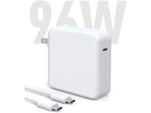Mac Book Pro Charger, 96W USB C Charger Power Adapter Compatible with MacBook Pro 16, 15, 13 Inch, MacBook Air 13 Inch, iPad Pro 2021/2020/2019/2018 with 6.6ft USB C to C Cable Mac Book Pro Charger, 96W USB C Charger Power Adapter Compatible with MacBook Pro 16, 15, 13 Inch, MacBook Air 13 Inch, iPad Pro 2021/2020/2019/2018 with 6.6ft USB C to C Cable
