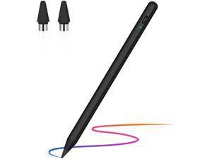 Stylus Pen for iPad Pencil,Rechargeable Active Stylus Pen Fine Point Digital Stylist Pencil Compatible with iPad/iPad Pro/Mini/Air/ iPhone Most Capacitive Touch Screens Cellphone Tablets