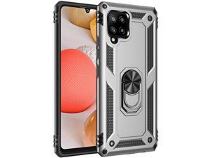 Compatible with Samsung Galaxy A42 Case Heavy Duty Rugged Full Body Shockproof Screen Protection with Ring Kickstand Rubber Military Drop Proof Hard Back Phone Cover for Men Women Silver Compatible with Samsung Galaxy A42 Case Heavy Duty Rugged Full Body Shockproof Screen Protection with Ring Kickstand Rubber Military Drop Proof Hard Back Phone Cover for Men Women Silver