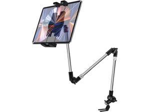 Car/Truck Seat Rail Tablet Mount, 35" Heavy Duty Car Floor Bolt Phone iPad Holder, Vehicle Front Seats Stand for iPad Pro 12.9 Air Mini, iPhone, Galaxy Tabs, More 4-13" Cell Phones and Tablets
