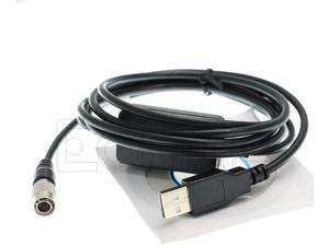 Hirose Male 6pin USB Data Cable for PENTAX R-202NE,R-322N,R-422 Total Stations 
