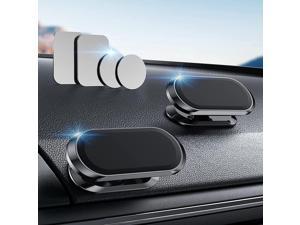 Car Phone Holder[2 Pack] Magnetic Phone Holder Car,Cell Phone Holder Car 360 Adjustable, Support Cellulaire Auto Dashboard car Mount Fits Samsung iPhone etc All Smartphones