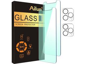 Ailun Eye Protection Anti Blue Light Screen Protector for iPhone 12 Pro Max 2 Pack 67 inch 2 Pack Camera Lens Protector Case Friendly Tempered Glass Film9H Hardness  HD