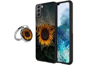 Sunflower Case for iPhone 7/8/SE 2nd 2020 Case with Grip Ring Holder Multi-Function Cover Slim Soft and Hard Tire Shockproof Protective Phone Case Slim Hybrid Shockproof Case for iPhone SE 2nd 2020 