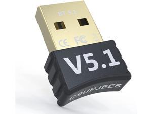 black1 Bluetooth USB Adapter CSR 4.0 USB Dongle Bluetooth Receiver Transfer Wireless Compatible with Stereo Headphones Desktop Windows 10/8/7/Vista/XP 