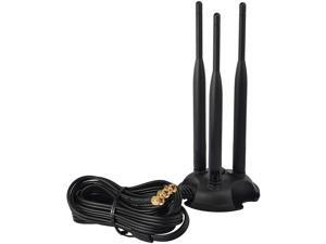 2x 5dBi 2.4GHz 5GHz Dual Band RP-SMA WiFi Antenna Netgear R7000 Nighthawk AC1900 