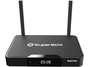 2022 Newest SuperBOX S3 Pro with New Voice Activated Remote and Powerful 2GB RAM+32GB