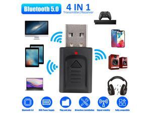 USB Bluetooth 5.0 Receiver Wireless 3.5mm AUX NFC to 2 RCA Audio Stereo Adapter USB Bluetooth 5.0 Receiver Wireless 3.5mm AUX NFC to 2 RCA Audio Stereo Adapter