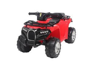 6V Electric Kids Ride On ATV Quad 4 Wheels Toys Car Led Lights Battery Power RED 6V Electric Kids Ride On ATV Quad 4 Wheels Toys Car Led Lights Battery Power RED