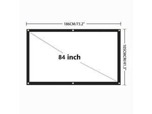 Portable Foldable Projector Screen 16:9 HD Outdoor Home Cinema Theater 3D Movie Portable Foldable Projector Screen 16:9 HD Outdoor Home Cinema Theater 3D Movie
