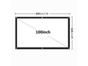 Portable Foldable Projector Screen 16:9 HD Outdoor Home Cinema Theater 3D Movie Portable Foldable Projector Screen 16:9 HD Outdoor Home Cinema Theater 3D Movie
