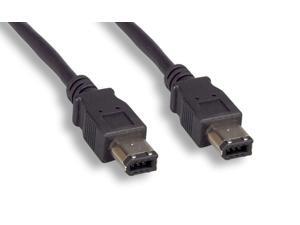 15FT Black Firewire Cable 6PIN 6PIN 15FT Black Firewire Cable 6PIN 6PIN