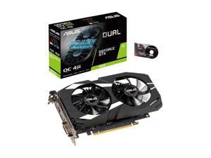 ASUS GeForce GTX 1650 Overclocked 4GB Dual-fan Edition HDMI DP 1.4 DVI Graphics Card (DUAL-GTX1650-O4G) ASUS GeForce GTX 1650 Overclocked 4GB Dual-fan Edition HDMI DP 1.4 DVI Graphics Card (DUAL-GTX1650-O4G)
