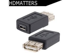 2PCS/lot Micro usb to USB adapter connector coupler Micro usb female to USB female black color 2PCS/lot Micro usb to USB adapter connector coupler Micro usb female to USB female black color