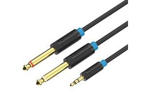 Double 6.35mm Mono Cable, Vention Aux Cable 3.5mm to Dual 6.35mm Audio Splitter Cable Digital Interface Cable Instrument Cable for Recorder Electric Guitar Amplifier Double 6.35mm Mono Cable, Vention Aux Cable 3.5mm to Dual 6.35mm Audio Splitter Cable Digital Interface Cable Instrument Cable for Recorder Electric Guitar Amplifier
