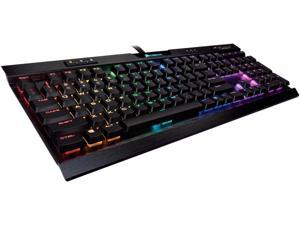 Corsair K70 RGB MK.2 Low Profile Mechanical Gaming Keyboard, Backlit RGB LED, Cherry MX Low Profile Red