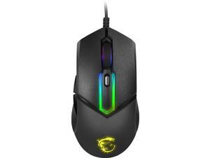 MSI Clutch GM30 6200 DPI Adjustable Omron Switch Symmetrical Design Wired RGB Gaming Mouse MSI Clutch GM30 6200 DPI Adjustable Omron Switch Symmetrical Design Wired RGB Gaming Mouse