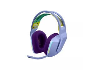Logitech G733 Lightspeed Wireless Gaming Headset with Suspension Headband, LIGHTSYNC RGB, Blue VO!CE mic Technology and PRO-G Audio Drivers, Lightweight, 29 Hour Battery Life, 20m Range