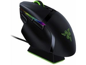 Razer Basilisk Ultimate Hyperspeed Wireless Gaming Mouse w/ Charging Dock: Fastest Gaming Mouse Switch - 20K DPI Optical Sensor - Chroma RGB - 11 Programmable Buttons - 100 Hr Battery - Classic Black