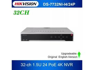 Hikvision DS-7732NI-I4/24P NVR 32ch 24 POE Ports 4 SATA Network Video Recorder for IP Camera