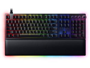 Razer Huntsman V2 Analog Gaming Keyboard: Chroma RGB Lighting,Razer Analog Optical Switches,Magnetic Plush Wrist Rest