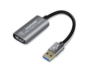 KAUPOONK Video Capture Card, Broadcast Live or Record via DSLR Camcorder and Action Cam, Cam Link HDMI Streaming Video(4K) Compatible with Nintendo Switch, PS4, Xbox One KAUPOONK Video Capture Card, Broadcast Live or Record via DSLR Camcorder and Action Cam, Cam Link HDMI Streaming Video(4K) Compatible with Nintendo Switch, PS4, Xbox One