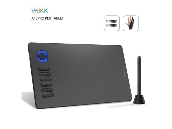 VEIKK A30 V2 Drawing Tablet 10x6 Inch Graphics Tablet with Battery-Free Pen  and 8192 Professional Levels Pressure