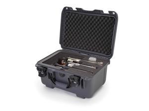 Nanuk 918 Case with custom foam insert for 3 revolvers Graphite