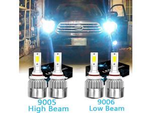 For Toyota Corolla 93-97 03-06 - 4X 8000K LED Headlight High Low Beam Combo Bulb