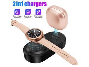 2 in1 Wireless Charger Ston Charging Dock For  Watch Watch 3 Buds Live