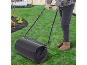 46L Heavy Duty Push/Tow Lawn Roller Filled w/ Water or Sand Black 46L Heavy Duty Push/Tow Lawn Roller Filled w/ Water or Sand Black