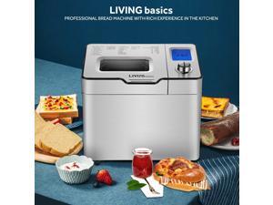 2LB 25-in-1 Programmable XL Bread Maker with Fruit Nut Dispenser Bread Machine 2LB 25-in-1 Programmable XL Bread Maker with Fruit Nut Dispenser Bread Machine