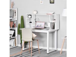 Simple Computer Desk Storage Shelf Free-Standing Workston Home Office Simple Computer Desk Storage Shelf Free-Standing Workston Home Office