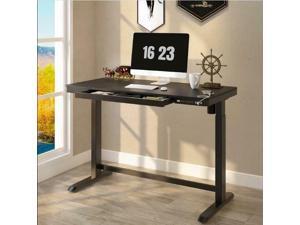 Sit-Stand Height Adjustable Electric Frame Included Table Top Black- PrimeCabl Sit-Stand Height Adjustable Electric Frame Included Table Top Black- PrimeCabl