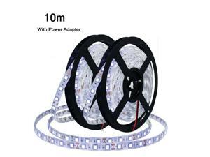 Flexible LED Light Strip 600 6000K Unit LEDs Waterproof Light Power Adapter Flexible LED Light Strip 600 6000K Unit LEDs Waterproof Light Power Adapter