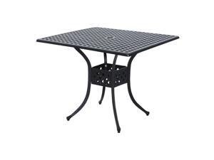 Clearance Sale Po Outdoor Square Cast Aluminum Outdoor Dining Table Clearance Sale Po Outdoor Square Cast Aluminum Outdoor Dining Table