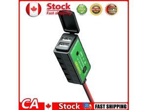 SAE to Dual USB Motorcycle Charger Adapter for Phone GPS 3.1A Dual USB A CA SAE to Dual USB Motorcycle Charger Adapter for Phone GPS 3.1A Dual USB A CA
