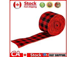 2m Christmas Lattice Ribbon Gift Packing DIY Wrapping Strip Red Black CA 2m Christmas Lattice Ribbon Gift Packing DIY Wrapping Strip Red Black CA
