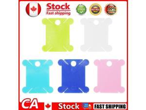 25pcs Thread String Winder Plastic Winding Plate Board Yarn Coiling Bobbin CA 25pcs Thread String Winder Plastic Winding Plate Board Yarn Coiling Bobbin CA