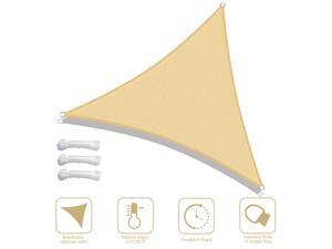 Yescom 7 Ft 97% UV Block Triangle Sun Shade Sail Canopy Outdoor Patio Pool Lawn Deck Yescom 7 Ft 97% UV Block Triangle Sun Shade Sail Canopy Outdoor Patio Pool Lawn Deck