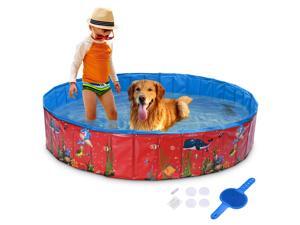 Yescom Foldable Pet Swimming Pool Anti-slip PVC Portable ..