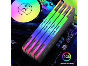COOLMOON CR-D134S 5V 3PIN ARGB RAM Heatsink Heat Spreader Cooler Desktop PC Computer Addressable RGB Memory Cooling Vest Red COOLMOON CR-D134S 5V 3PIN ARGB RAM Heatsink Heat Spreader Cooler Desktop PC Computer Addressable RGB Memory Cooling Vest Red
