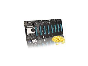 JINGSHA BTC-S37 Ethereum Mining Motherboard With 8 GPU Slots (65mm Interval) and CPU, DDR3 Memory, Integrated VGA Low-Power Consumption JINGSHA BTC-S37 Ethereum Mining Motherboard With 8 GPU Slots (65mm Interval) and CPU, DDR3 Memory, Integrated VGA Low-Power Consumption
